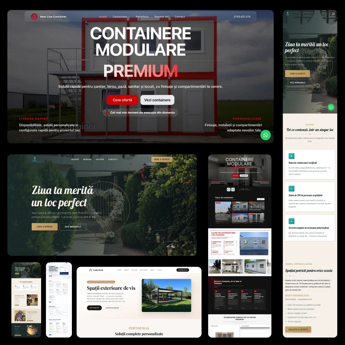 Proiect Creativenoir — design & dezvoltare web