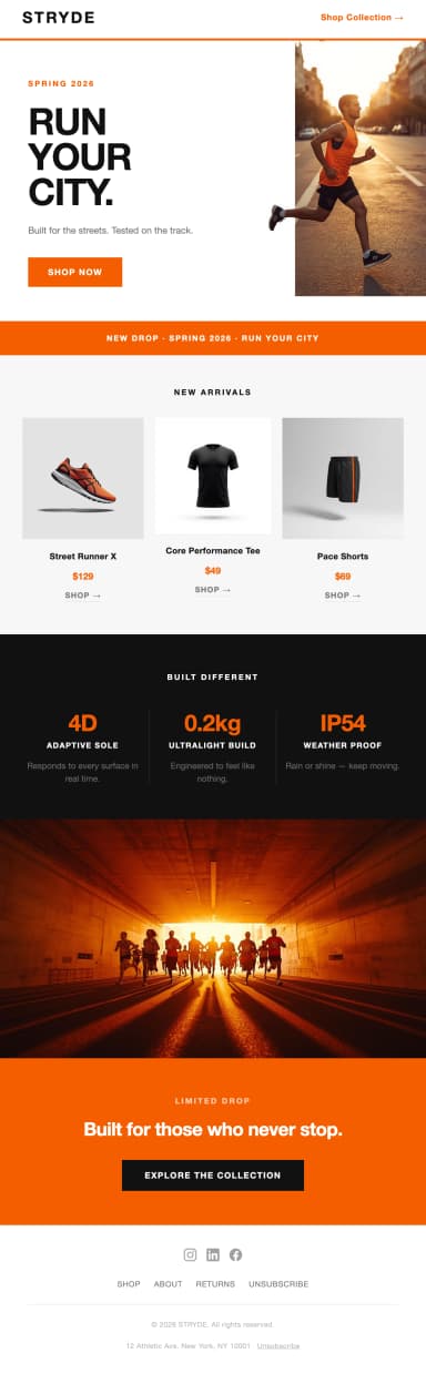 Email design template 1
